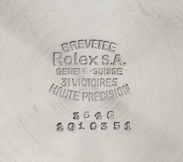 A rare, historically interesting and well-documented stainless steel wristwatch with movement and case by Rolex, formerly owned by combat swimmer Helmut Rösel